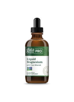 Gaia Pro Liquid Magnesium With Trace Minerals Magnesium To Support Dna  Cellular Energy With Magnesium Chloride Potassium  Trace Minerals 4 Fl Oz 48 Servings