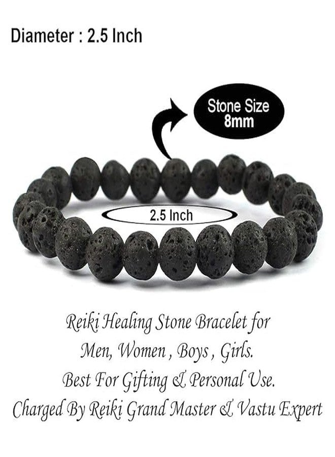 Anant Infinity Natural Reiki Feng-Shui Healing Crystal Gem Stone Crystal Bracelet for Men and Women AI122 - Image 2
