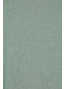 Tchibo Men Fringed Hem Woven Scarf 190 x 56 cm, Dusty Green  - Image 2