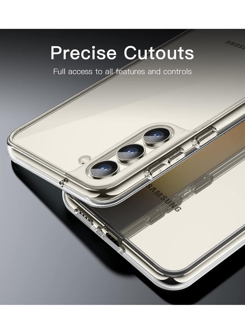 Clear Transparent Phone Case for Samsung Galaxy S23 – Slim Ulta Thin Hard TPU Shockproof Cover, Anti-Yellowing Crystal Clear Protective Back Case with Camera Protection - Image 4