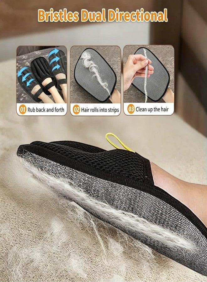 Pet Hair Removal Glove for Cats & Dogs, Upgraded Five-Finger Electrostatic Pet Hair Glove, Reusable Magic Brush Pet Hair Remover Tool for Laundry, Couch, Carpet, Car Seat - Image 2