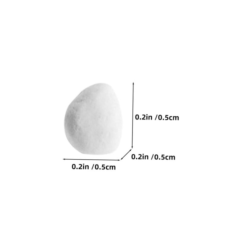 حصى أحواض السمك أحجار زخرفية حصى طبيعي حشو للنباتات وتنسيق الحدائق 2 رطل - Image 3