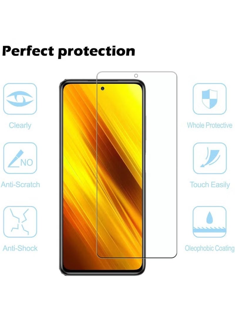JAJEEK Screen Protector for Xiaomi POCO X6 Pro – 3-Pack Ultra Clear Tempered Glass | 9H Hardness, High Touch Sensitivity, Fingerprint Compatible | Anti-Scratch, Bubble-Free, Case-Friendly Screen Guard for POCO X6 Pro 6.67-Inch Display – Transparent - Image 3