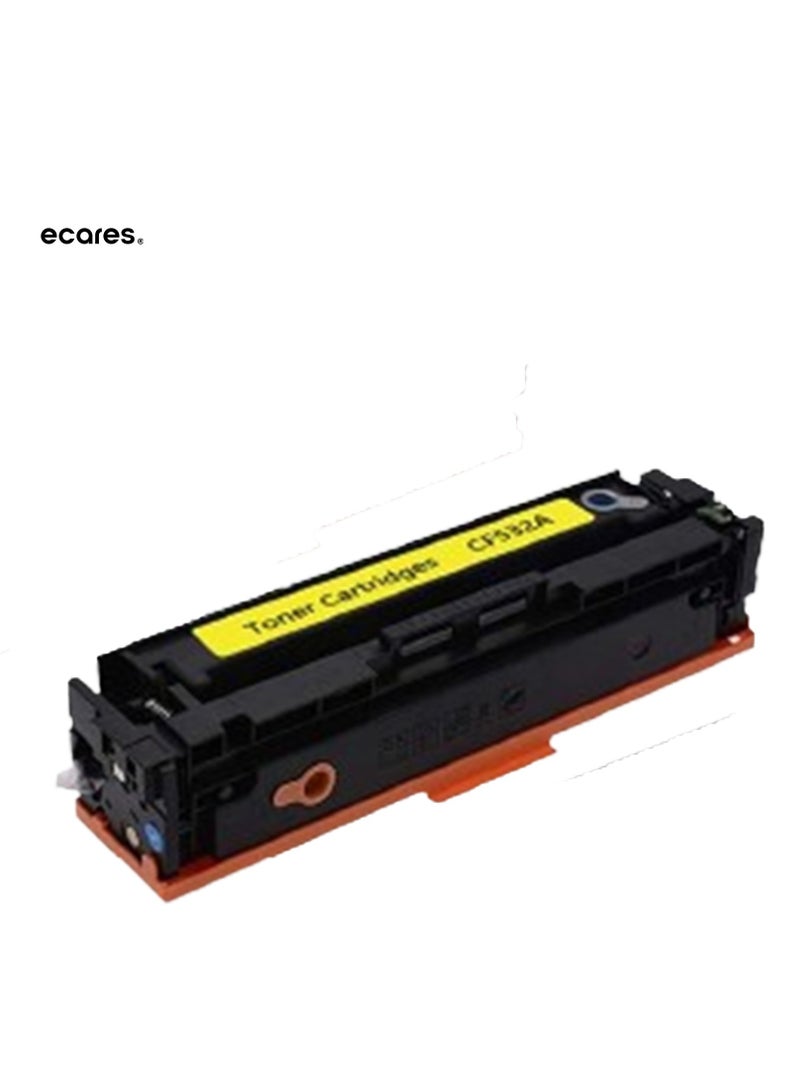 ECARES®205A Compatible Toner Cartridge CF532A Use for Color Laserjet M154 MFP M180/180n/M181/181fw Printer (Yellow) - Image 1