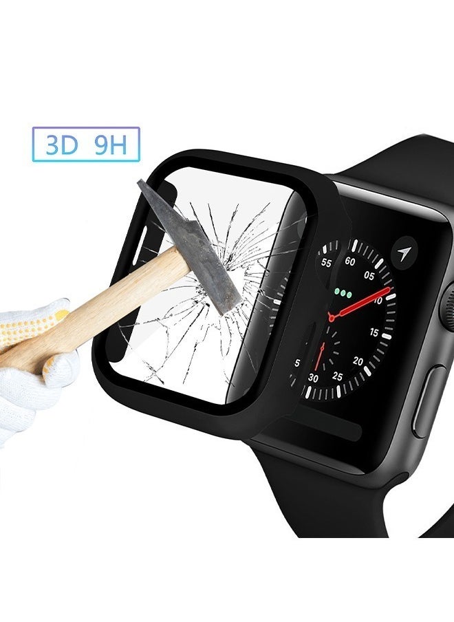 Compatible with Apple Watch Case Series 4 5 6 SE Screen Protector 44mm, Waterproof and Shatterproof Watch Case Overall Protective Cover for iWatch 4/5/6/SE, 44mm