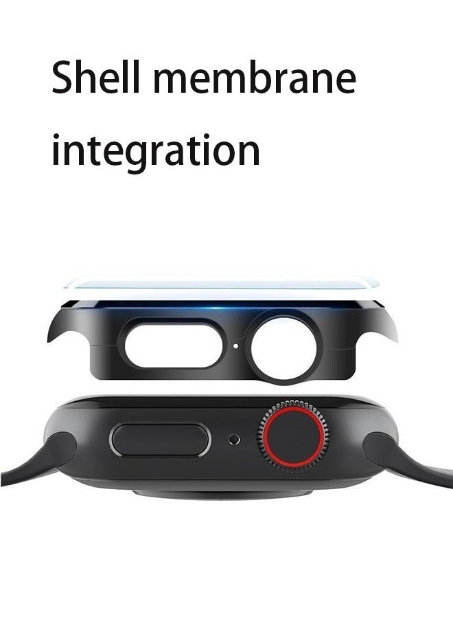 Compatible with Apple Watch Case Series 4 5 6 SE Screen Protector 44mm, Waterproof and Shatterproof Watch Case Overall Protective Cover for iWatch 4/5/6/SE, 44mm