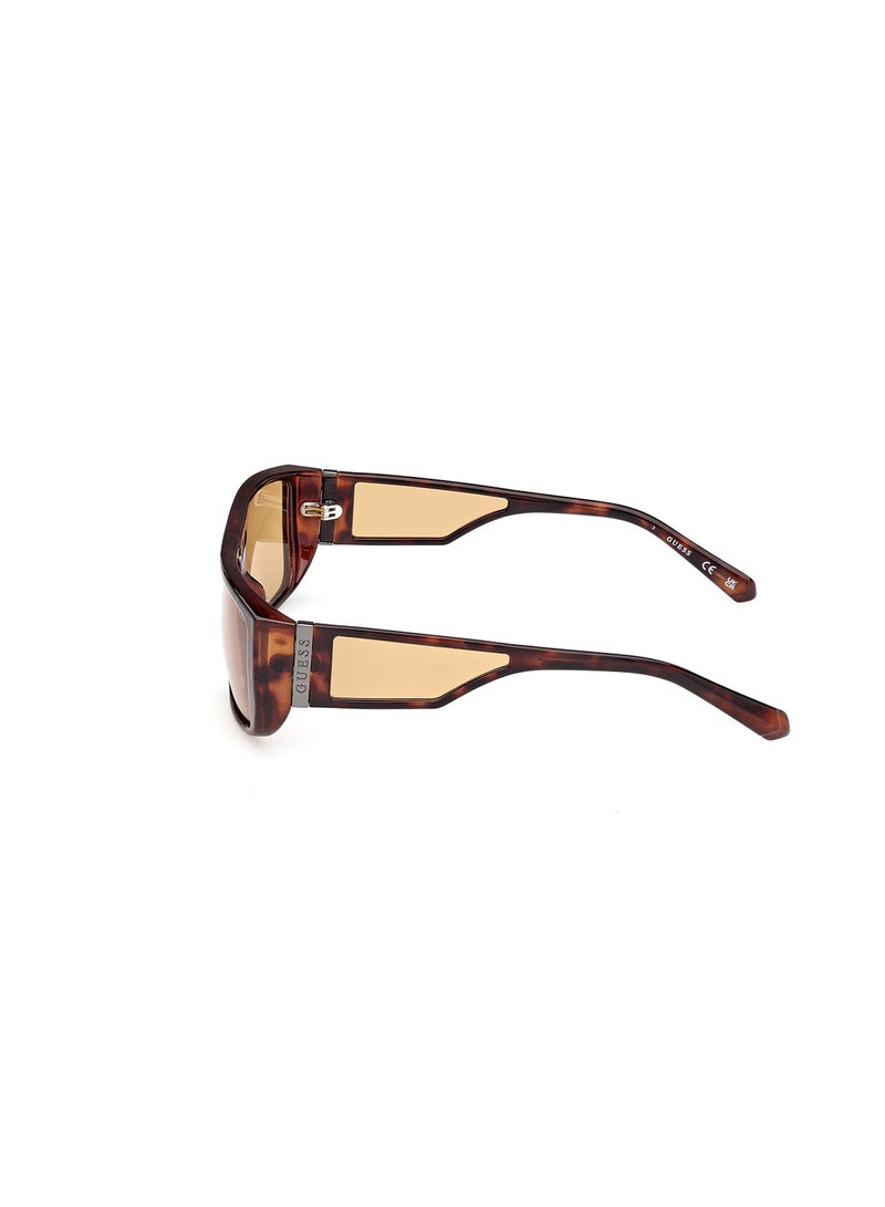 GUESS Unisex UV Protection Rectangular Shape Sunglasses - GU0013652E60 - Lens Size: 60 Mm - Dark Havana - Image 2