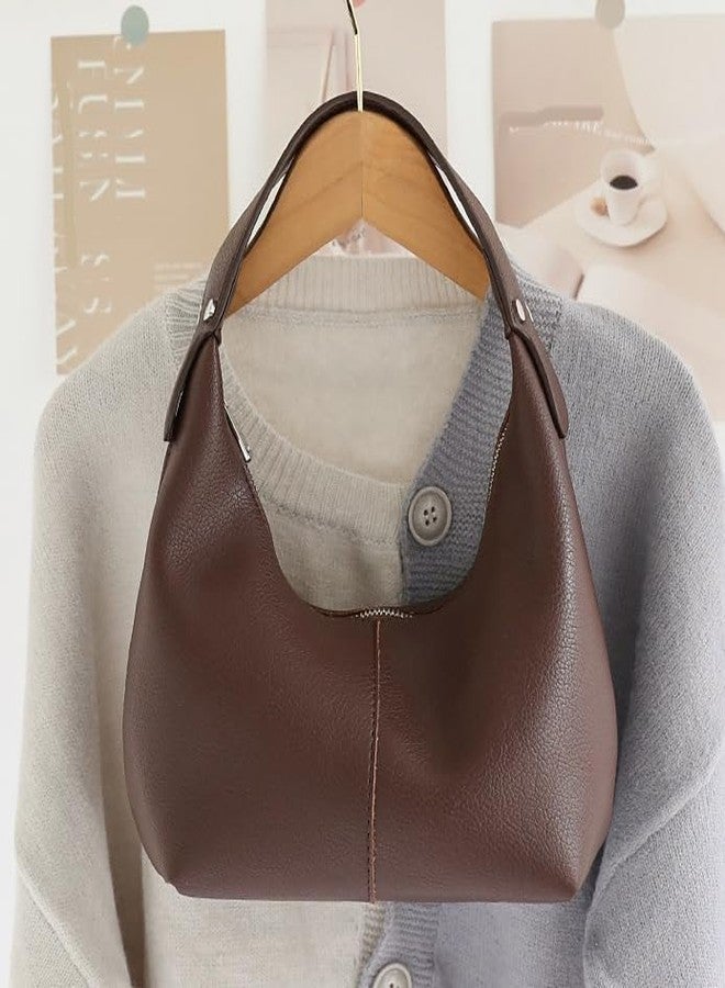 Avilego Hobo Bags for Women Trendy PU Leather Shoulder Bag Top handle Handbags for Work Travel - Image 3