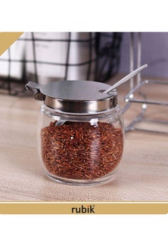 Spice Rack Condiment Glass Jar Seasoning Bottles Stainless Steel Rack Storage Organization for Kitchen (5+3pcs/set) - pzsku/ZF9DC04462AD6F84F8331Z/45/_/1629792377/c236f0c8-ff90-4593-b1f0-64308e56c72f