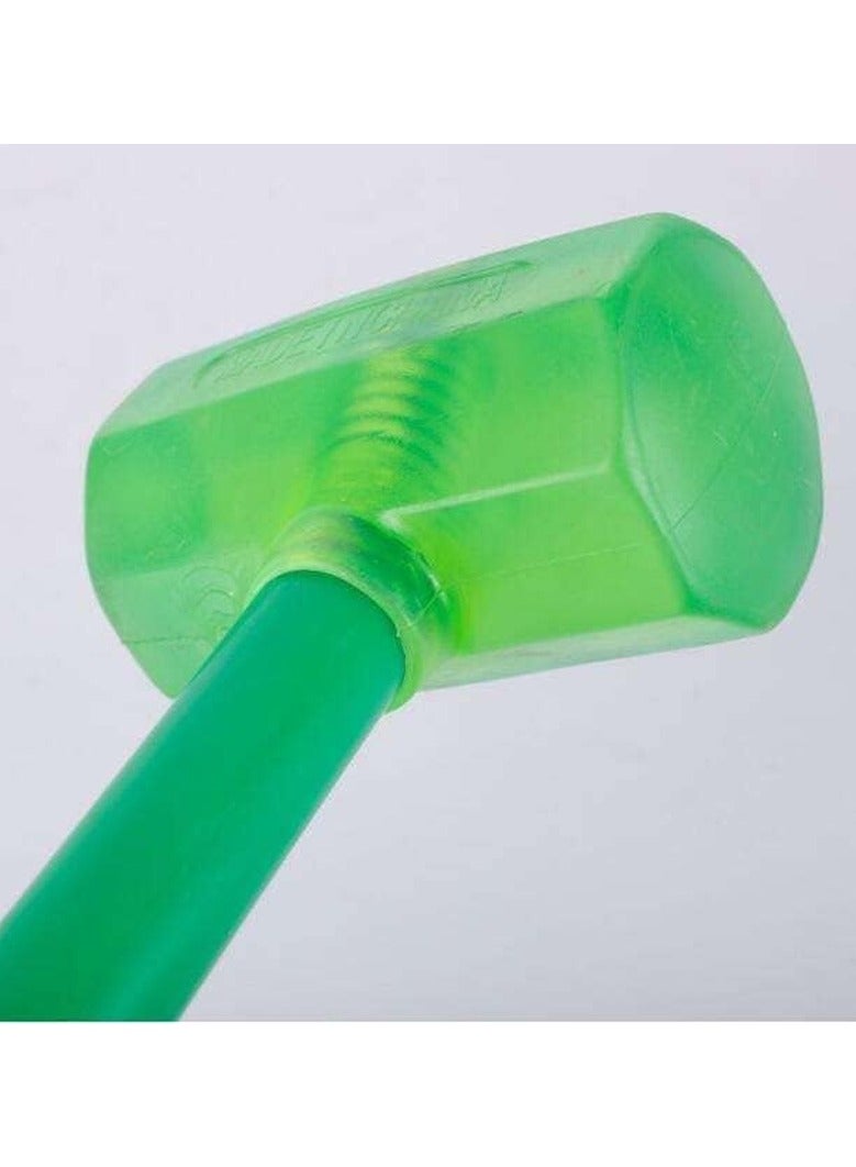 DubaiGallery Silicone Hammer Mallet with Plastic Handle Indoor Soft Safety Perfect Tools Rubber Hammer, Rubberized Hammer  - Image 4