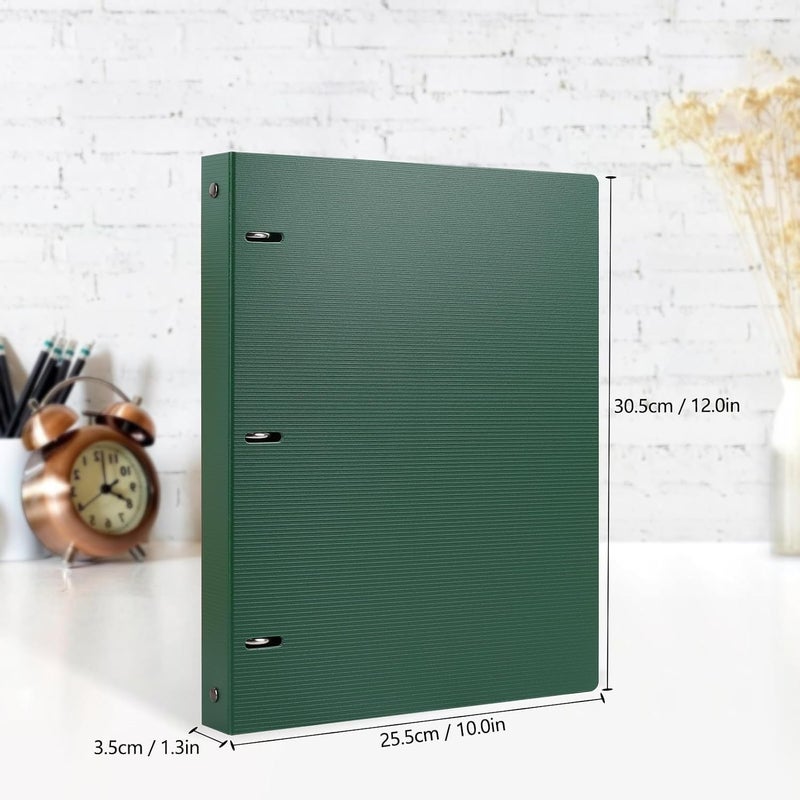 2 Sets 1 Inch Heavy Duty 3 Ring Binder, Folder Presentation View Binders Hold up to 210 Sheets A4/Letter Size Paper, w/Clear Inside Pocket for School Office - Image 5