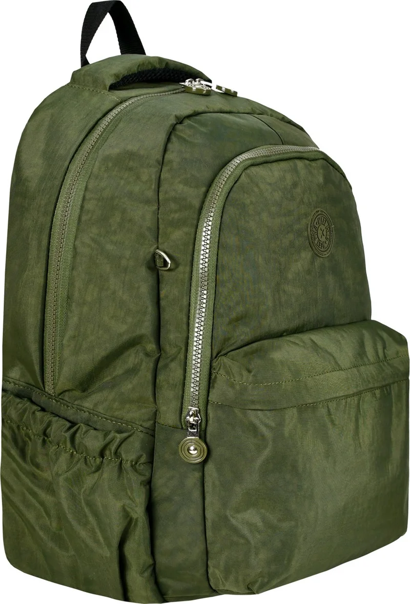 Waddell Crinkle Fabric Green Backpack 6007