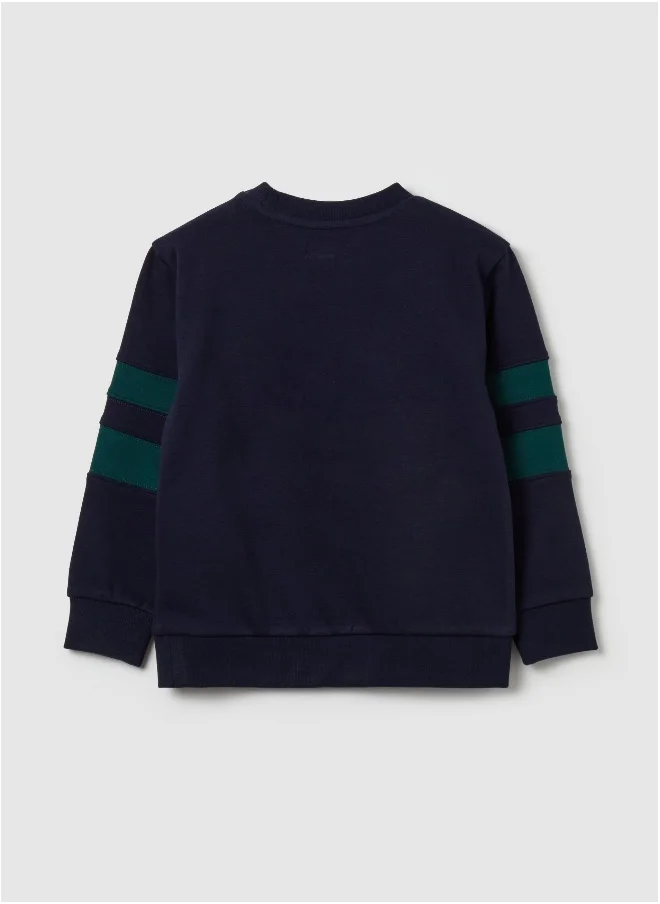 او في اس Sweatshirt with ''Varsity Teamâ€ embroidery