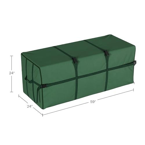Elf Stor Christmas Tree Storage Bag - Storage Bags for 9FT Disassembled Artificial Trees, Seasonal Decor, Packing, Moving, and Home Organizer by Elf Stor (Green) - Image 3