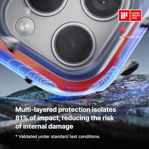 RhinoShield Case Compatible with MagSafe for iPhone 15 Pro AirX UltraCushioned Phone Case with Shockproof Extended Durability 100 Recyclability Vero Black - Image 3