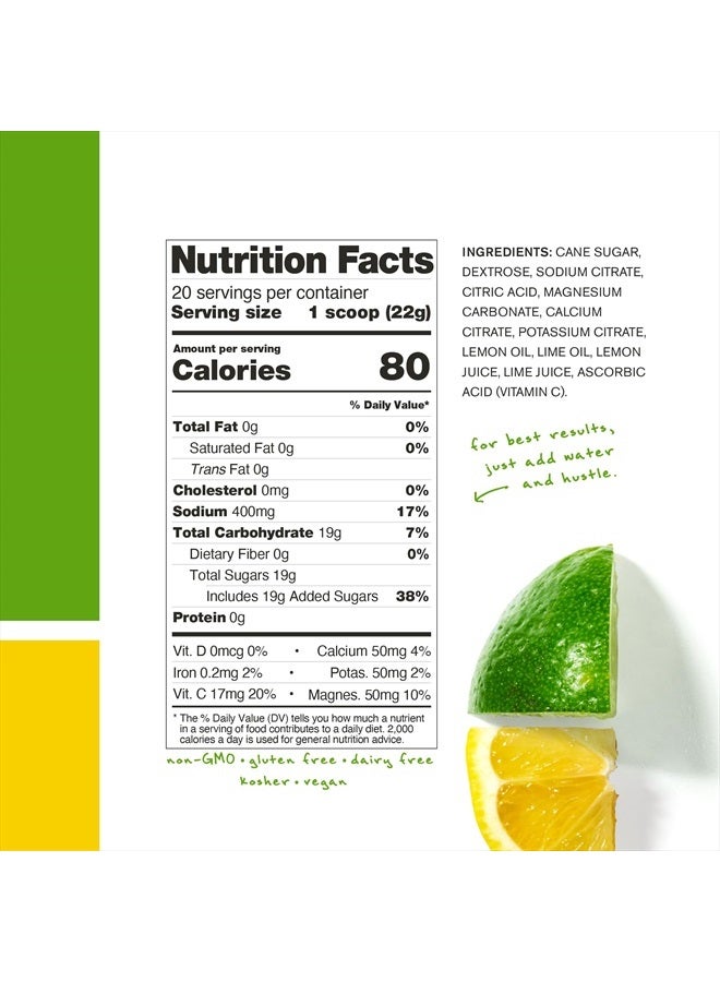 Skratch Labs Hydration Powder | Sport Drink Mix | Electrolytes Powder for Exercise, Endurance, and Performance | Lemon + Lime | 20 Servings | Non-GMO, Vegan, Kosher - Image 4
