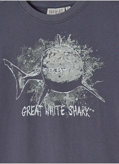 Wheat Teen Shark T-Shirt  - Image 3