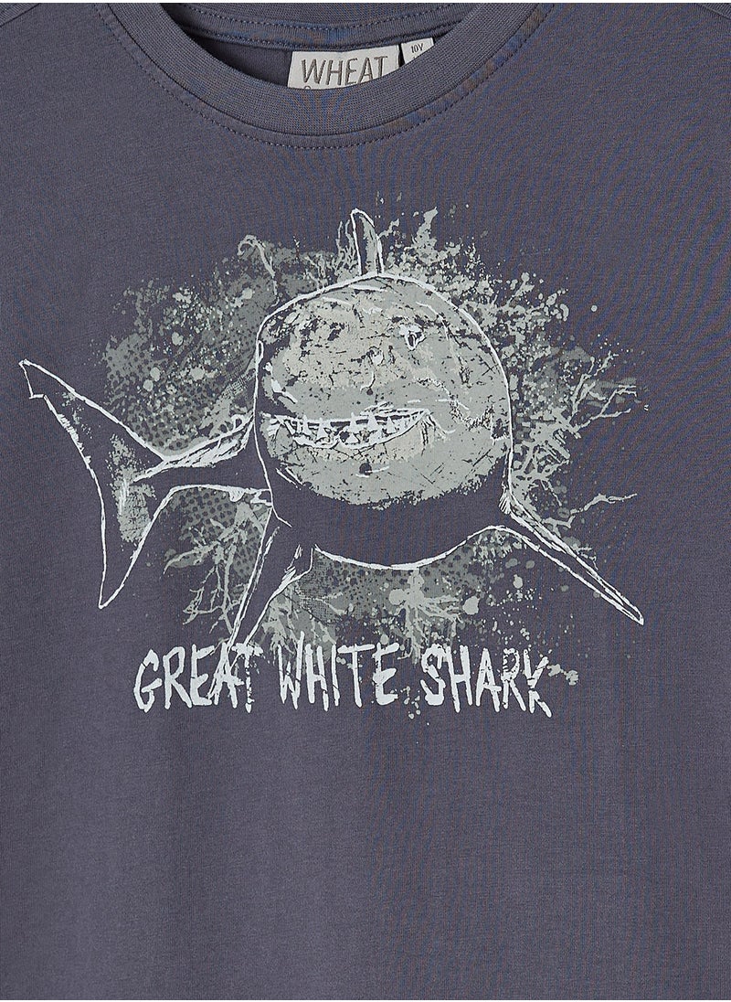 ويت T-Shirt White Shark Ss  - Image 3