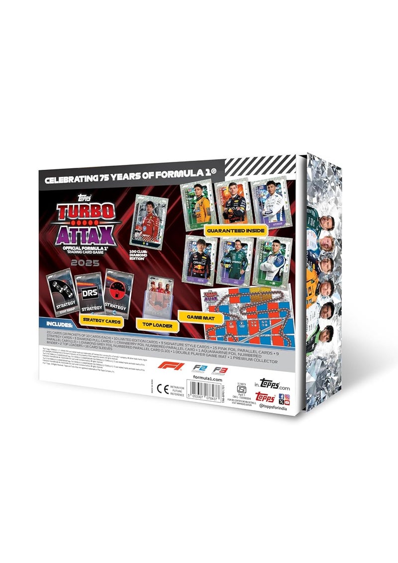 Topps لعبة بطاقات التداول وجمع بطاقات Turbo Attax Formula 1® 2025 (حزمة بونانزا) - Image 2