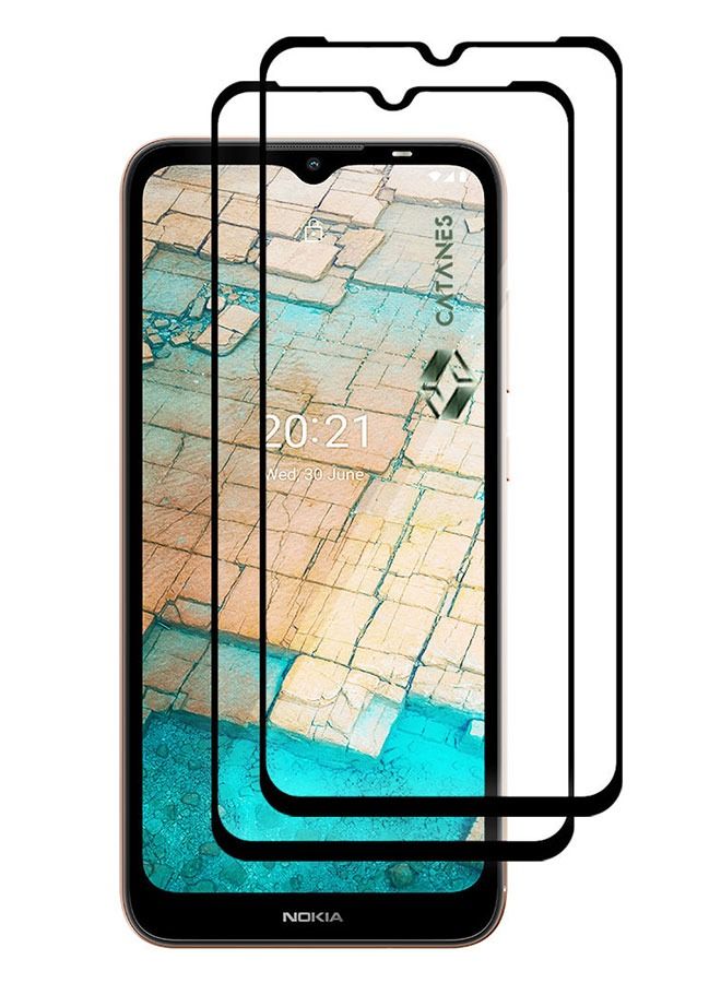CATANES 2 Pack For Nokia C20 Tempered Glass Screen Protector Full Glue Back - Image 2