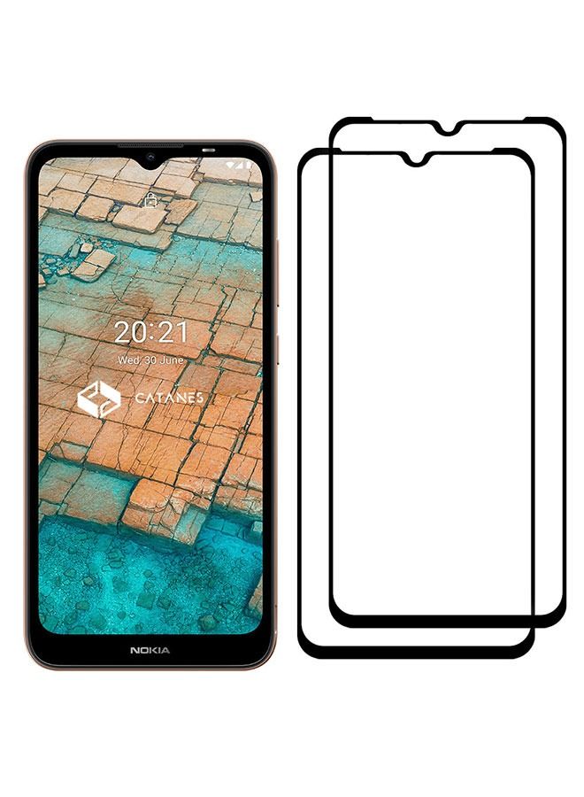 CATANES 2 Pack For Nokia C20 Tempered Glass Screen Protector Full Glue Back - Image 3