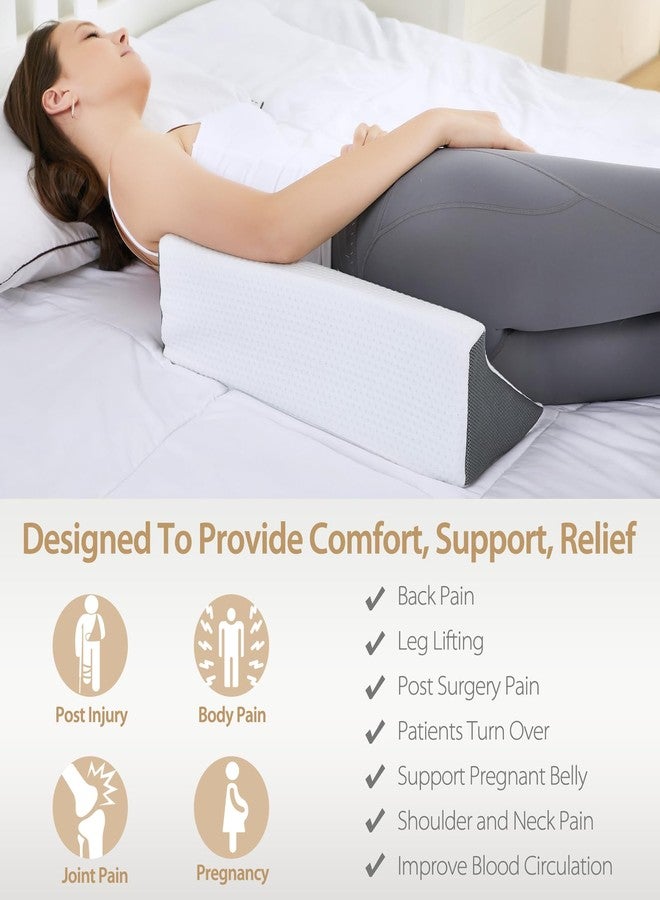 Touchutopia Wedge Pillow for Sleeping, Side Sleeper Body Back Positioners for Back Pain, Preventing Bedsores, After Surgery, Pregnancy Support, Ankle Support, Bed Wedge Pillow for Side Sleepers - Image 2