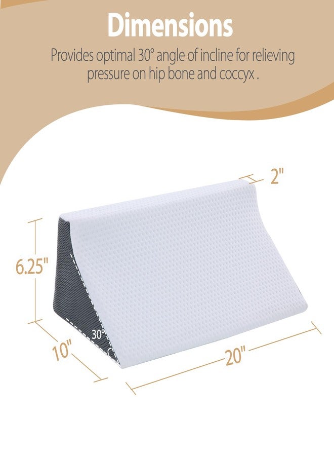 Touchutopia Wedge Pillow for Sleeping, Side Sleeper Body Back Positioners for Back Pain, Preventing Bedsores, After Surgery, Pregnancy Support, Ankle Support, Bed Wedge Pillow for Side Sleepers - Image 5