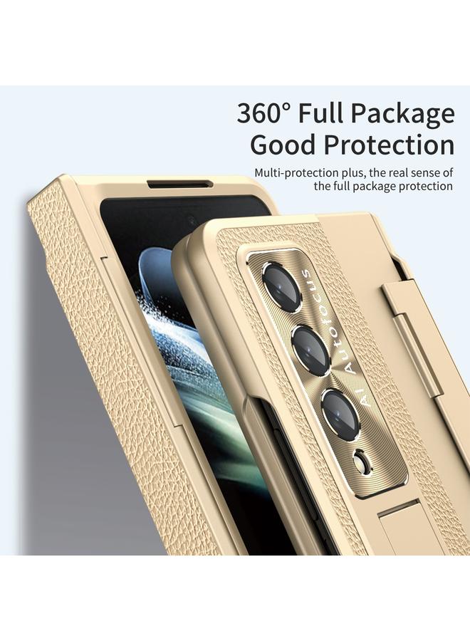 S-TOP Case For Samsung Galaxy Z Fold3 5G Integrated Full Coverage Phone Case with Hinge - Image 3