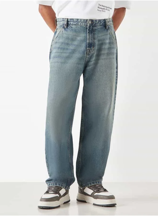 Lee Cooper Lee Cooper Solid Jeans with Pockets