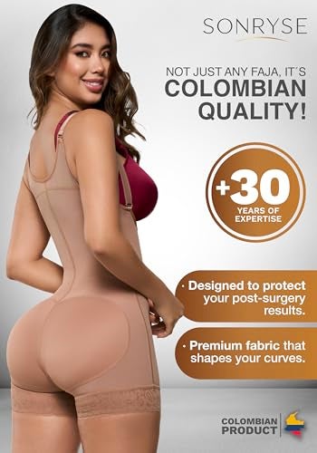 Sonryse Stage 2 faja Tummy Tuck Compression Garment | Faja Body Shaper Shapewear for Women | Fajas Colombianas Moldeadoras Mocha 2XS - Image 2