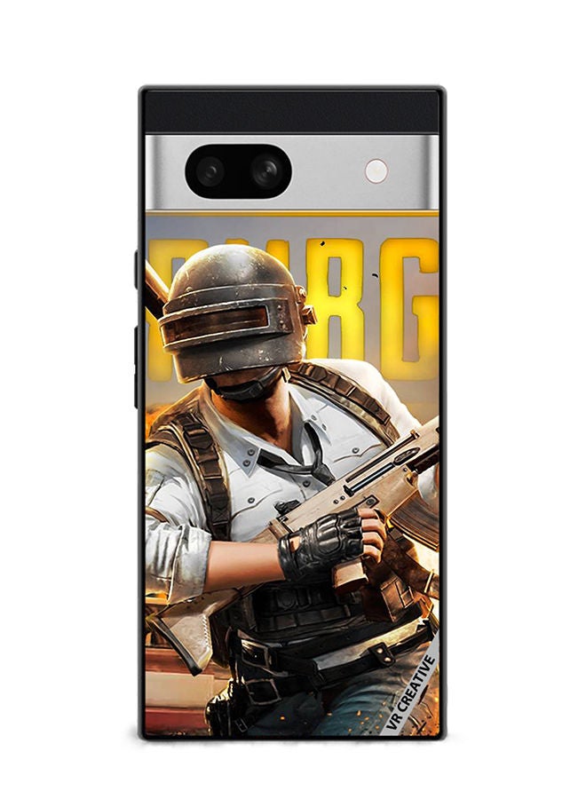 VR CREATIVE Protective Case Cover For Google Pixel 7a Pubg Design Multicolour - Image 1