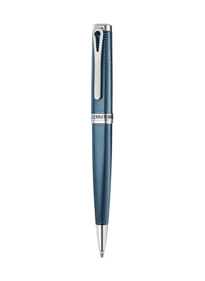 CERRUTI 1881 Enzo Pen Blue Enamel Elegant Design Easy Handling Signature Luxury