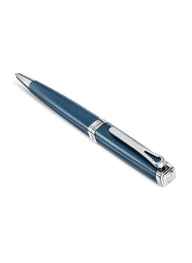 CERRUTI 1881 Enzo Pen Blue Enamel Elegant Design Easy Handling Signature Luxury