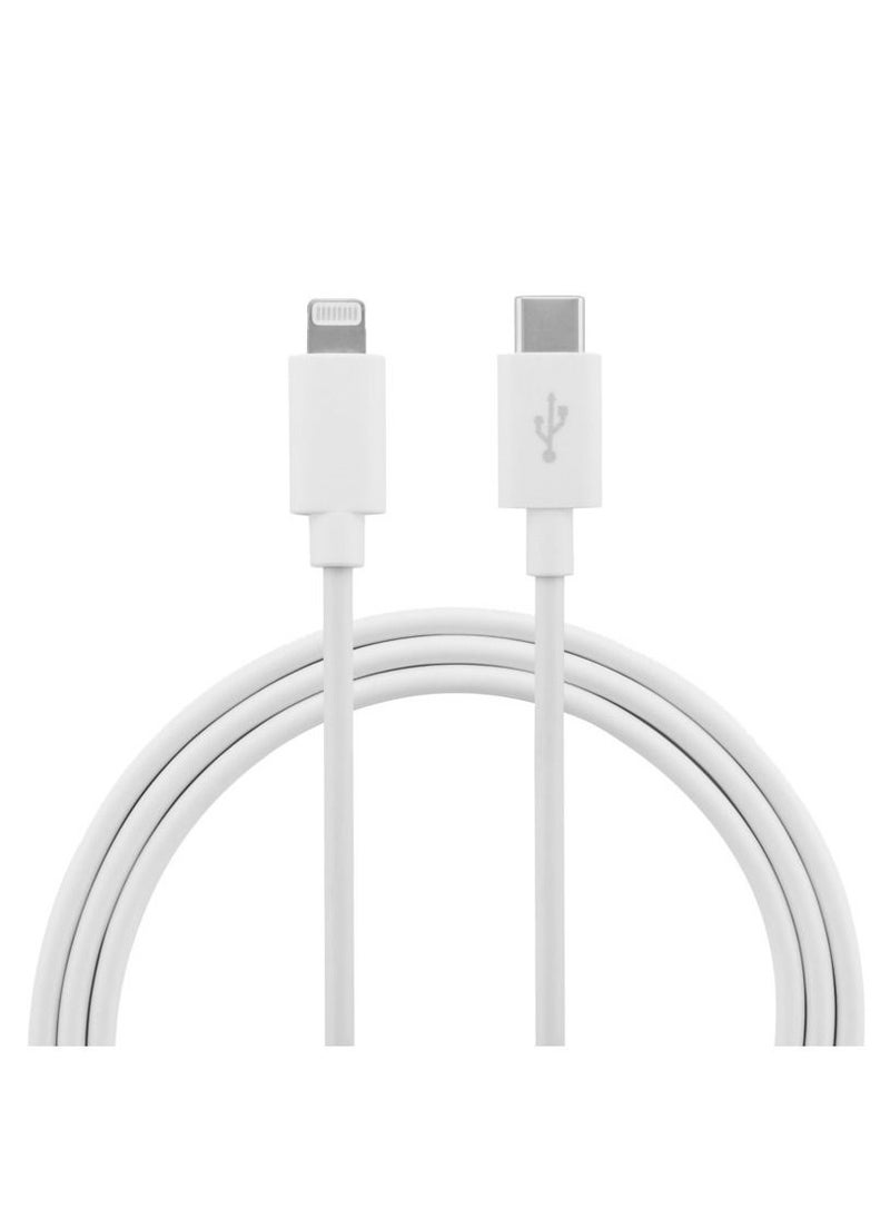 MASTERPLUG 1M Apple Lightning To USB C Charge & Sync Cable 2A 18W USBCL35G1-04  - Image 1