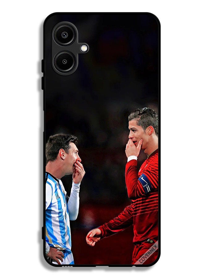 Covernex Samsung Galaxy F06 5G Protective Case Cover Ronaldo & Messi In One Frame - Image 1