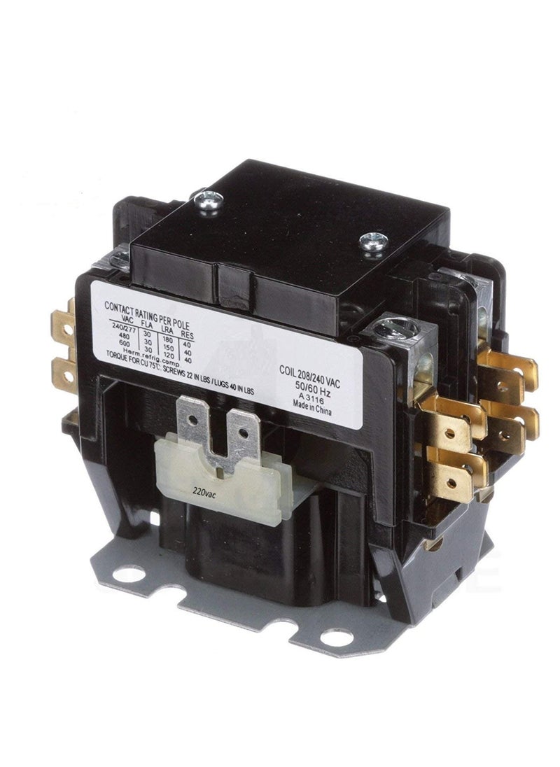 definite purpose contactor 2 pole 220v