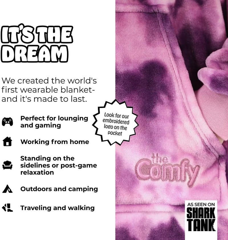 THECOMFY Dream | Oversized Light Microfiber Wearable Blanket, Seen on Shark Tank, One Size Fits All - Image 2