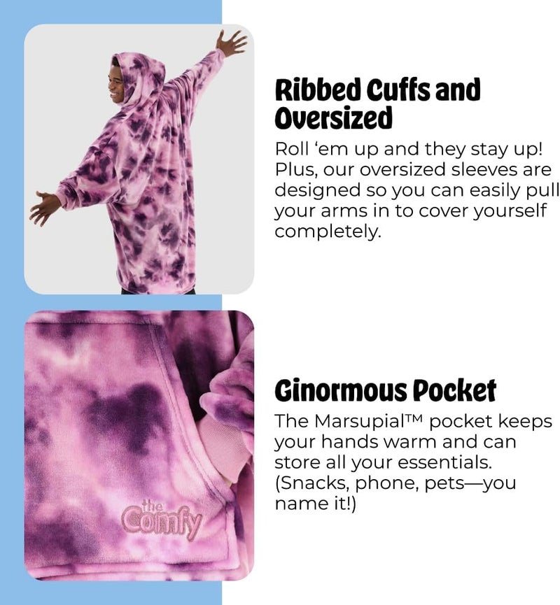 THECOMFY Dream | Oversized Light Microfiber Wearable Blanket, Seen on Shark Tank, One Size Fits All - Image 5