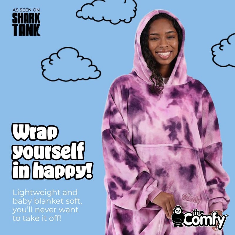 THECOMFY Dream | Oversized Light Microfiber Wearable Blanket, Seen on Shark Tank, One Size Fits All - Image 3