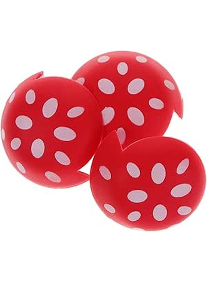 3Pcs Thickened Silicone Mushroom Corner Protectors For Furniture Table Edge Safety - Image 1