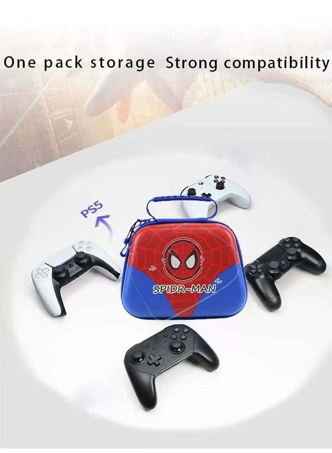 PS5 Bag Gaming Controller Case-Controller Holder Hard Shell Travel Carrying Holder Storage Case Protective Cover for Sony Playstation 5, PS4, NS Pro, XSX with Room for Cable Cord Game Accessory - Image 4