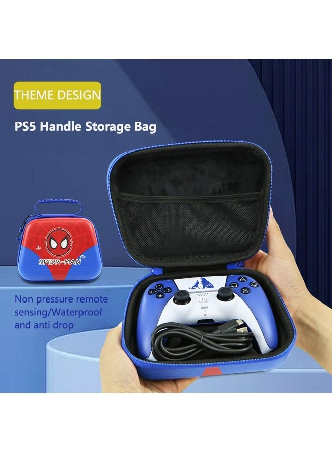 PS5 Bag Gaming Controller Case-Controller Holder Hard Shell Travel Carrying Holder Storage Case Protective Cover for Sony Playstation 5, PS4, NS Pro, XSX with Room for Cable Cord Game Accessory - Image 5