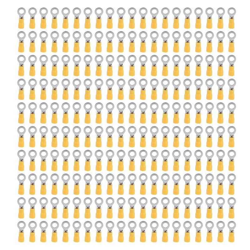 500 قطعة من أطراف الأسلاك المعزولة من النوع O من النحاس الأصفر لمعدات الطاقة الإلكترونية - Image 1