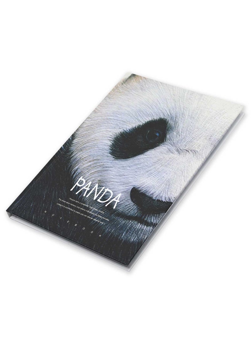 FIS FIS Pack Of 5 Hard Cover Notebook, 96 Sheets A4 Panda Design 4 -FSNBHCA496-PAN4  - Image 1