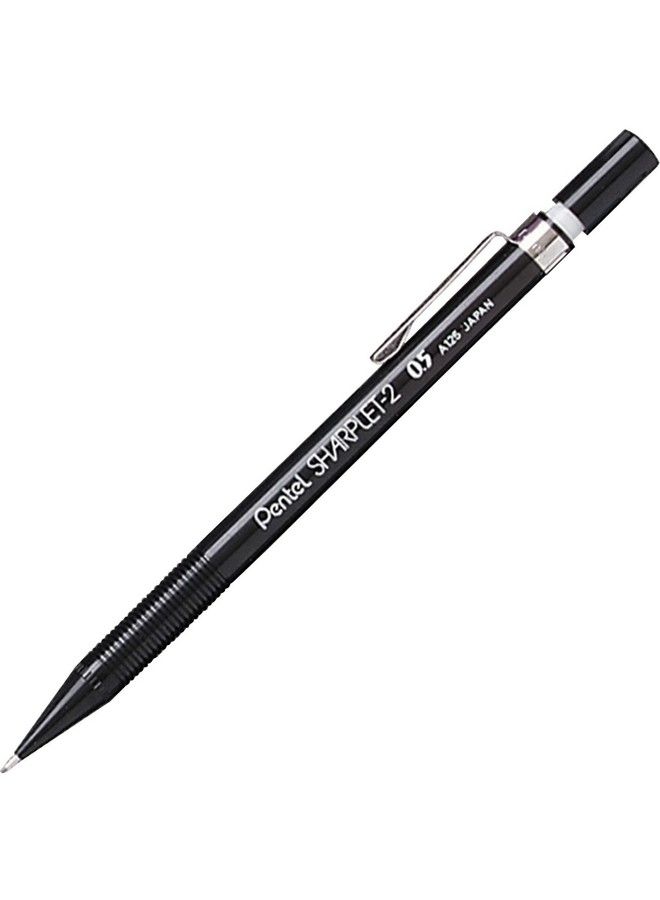 Pentel قلم رصاص أوتوماتيكي شاربليت2 بحجم رأس 0.5 مم أسود علبة من 12 (A125A) - Image 4