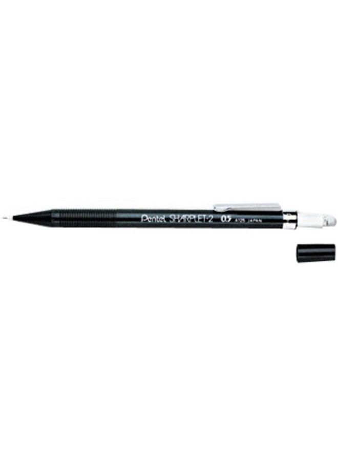 Pentel قلم رصاص أوتوماتيكي شاربليت2 بحجم رأس 0.5 مم أسود علبة من 12 (A125A) - Image 5