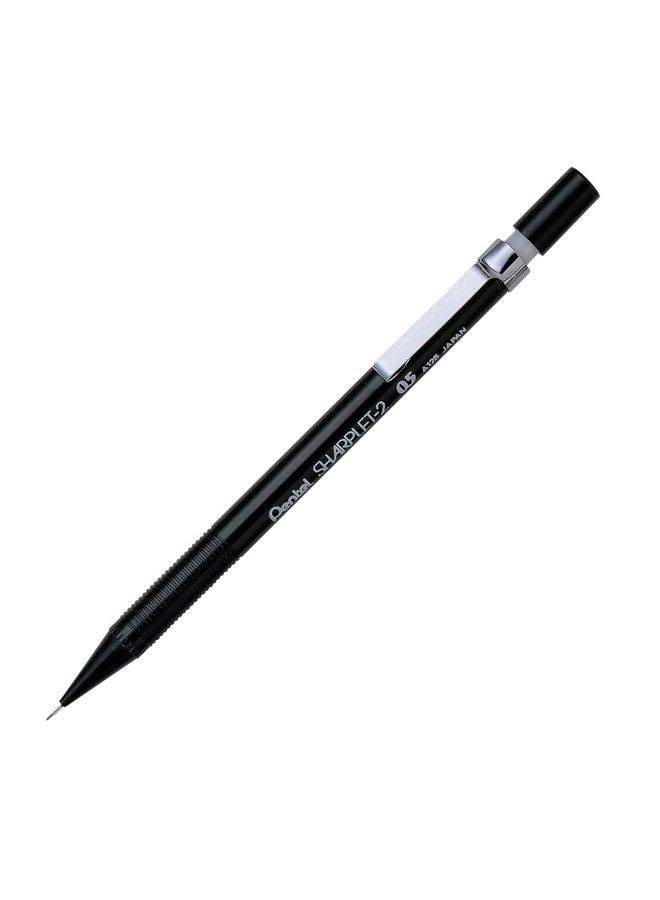 Pentel قلم رصاص أوتوماتيكي شاربليت2 بحجم رأس 0.5 مم أسود علبة من 12 (A125A) - Image 3