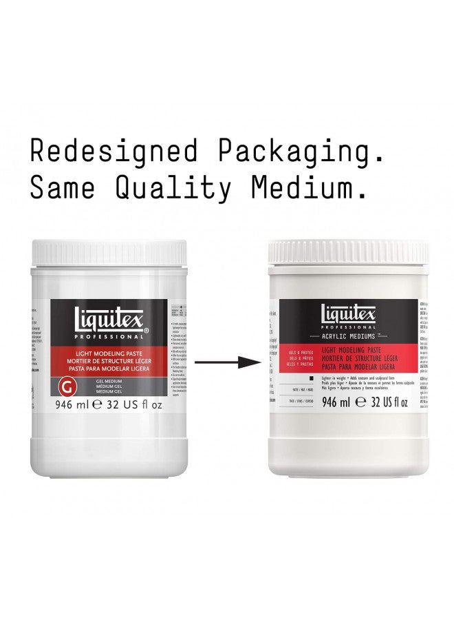 Liquitex معجون النمذجة الخفيف الاحترافي من ليكويتكس. 946 مل (32 أونصة) - Image 2