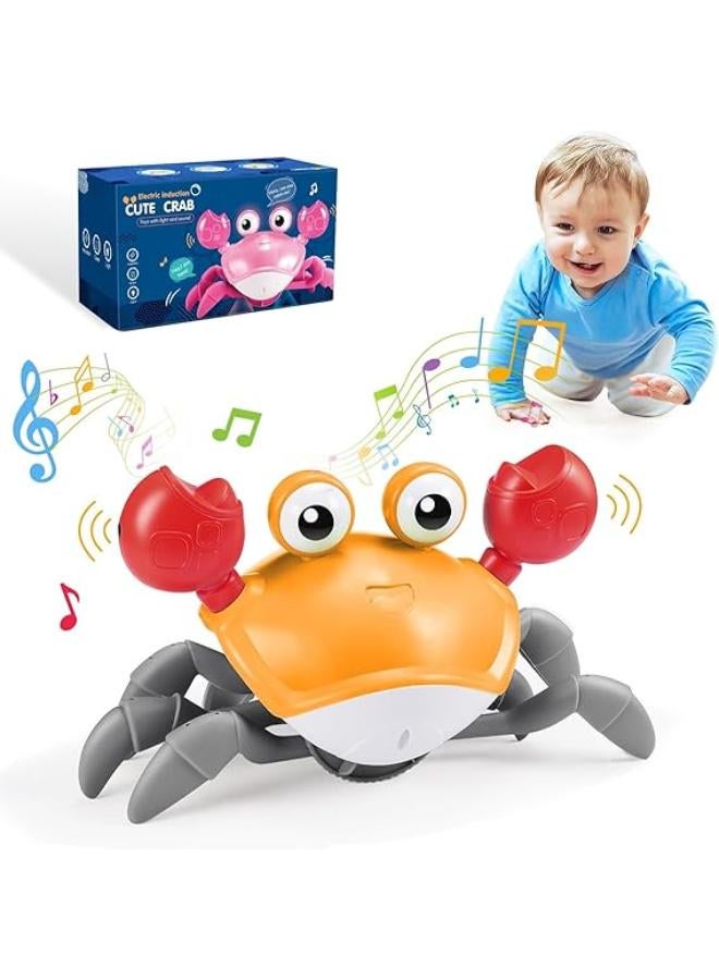 KIDSZONE Crawling Crab Toy- 2024 Baby Time Walking Activities Crawly Crabby Sounds - Image 1