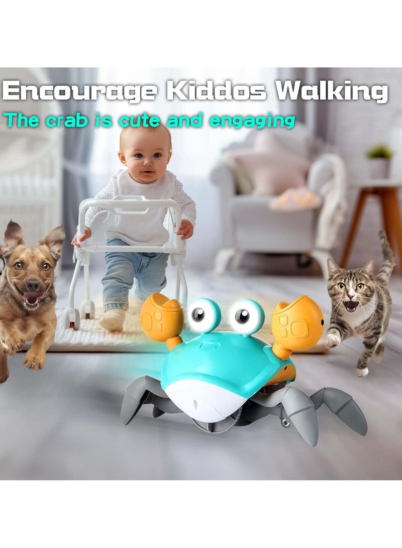 KIDSZONE Crawling Crab Toy- 2024 Baby Time Walking Activities Crawly Crabby Sounds - Image 3